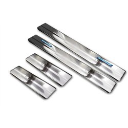 Sill trims for Toyota C-HR 2016-2023 | Silver Stainless steel