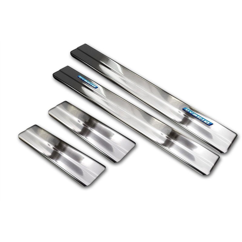 Sill trims for Toyota C-HR 2016-2023 | Silver Stainless steel