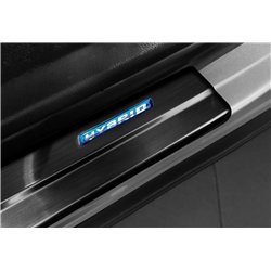 Listwy progowe do Lexus NX 2014-2021 | Czarny Stal nierdzewna