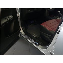 Listwy progowe do Toyota RAV4 FL 2016-2018 | Stal nierdzewna