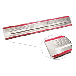 Sill trims for Toyota Highlander 2019- | Silver Stainless steel
