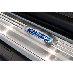 Sill trims for Toyota Highlander 2019- | Silver Stainless steel