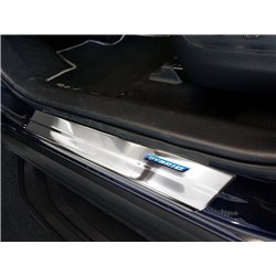 Sill trims for Toyota RAV4 2019- | Silver Stainless steel Brushed