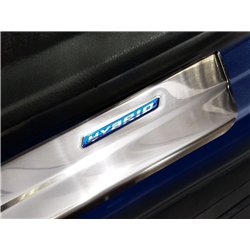 Sill trims for Toyota RAV4 Hybrid 2019- | Silver Stainless steel