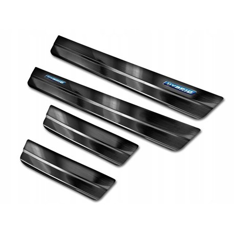 Sill trims for Suzuki Across Hybrid 2020- Black Stainless steel