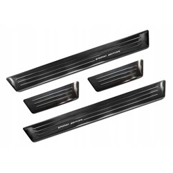 Sill trims for Toyota Yaris Hatchback 5D 2020- | Stainless steel