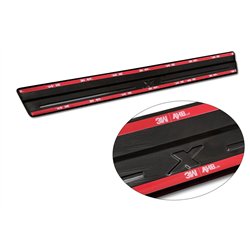 Sill trims for Toyota Aygo X 2022- | Black Stainless steel