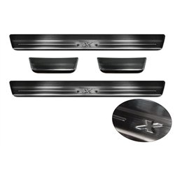 Sill trims for Toyota Aygo X 2022- | Black Stainless steel