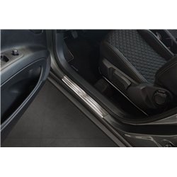 Listwy progowe do Toyota Aygo X 2022- | Srebrny Stal nierdzewna