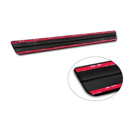 Sill trims for Toyota Corolla Cross 2022- Black Stainless steel
