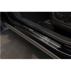 Sill trims for Toyota Corolla Cross 2022- Black Stainless steel