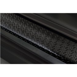 Sill trims for Toyota Aygo X I 2022- | Black Aluminum Ribbed