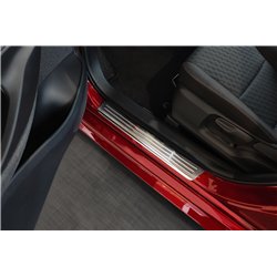 Sill trims for Toyota Yaris Cross 2021- Silver Stainless steel