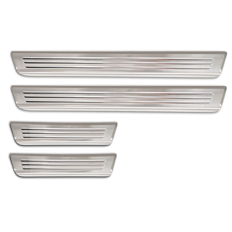 Sill trims for Toyota Yaris Hatchback 5D 2020- | Stainless steel