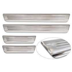 Sill trims for Toyota Yaris Hatchback 5D 2020- | Stainless steel