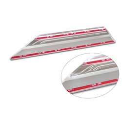Sill trims for Lexus RX V 2023- | Silver Stainless steel Brushed