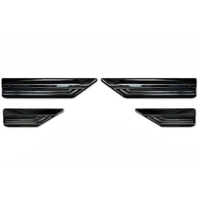 Sill trims for Lexus NX 2021- | Black chrome Stainless steel