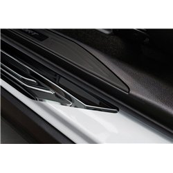 Sill trims for Lexus NX 2021- | Black chrome Stainless steel
