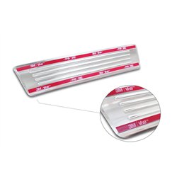 Rear sill trims for Hyundai Tucson 2020- | Silver Stainless steel