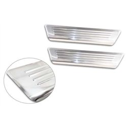 Rear sill trims for Hyundai Tucson 2020- | Silver Stainless steel