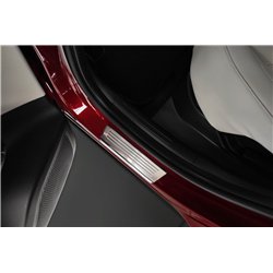 Rear sill trims for Hyundai Tucson 2020- | Silver Stainless steel