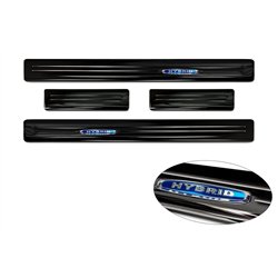 Sill trims for Hyundai Kona Hybrid 2017-2023 | Stainless steel