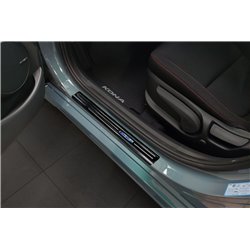 Sill trims for Hyundai Kona Hybrid 2017-2023 | Stainless steel