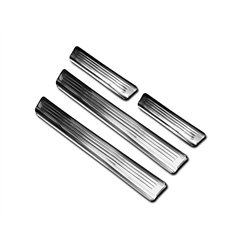 Sill trims for Ford Kuga III 2020- Silver Stainless steel Brushed