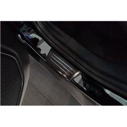 Sill trims for Ford EcoSport FL 2017-2022 Black Stainless steel