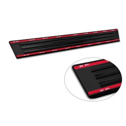 Sill trims for Ford Ranger IV 2023- Black Stainless steel Brushed