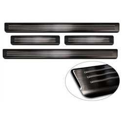 Sill trims for Ford Mustang Mach-E 2021- | Black Stainless steel