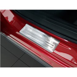 Listwy progowe do Mazda CX-5 2017-2024 | Srebrny Stal nierdzewna