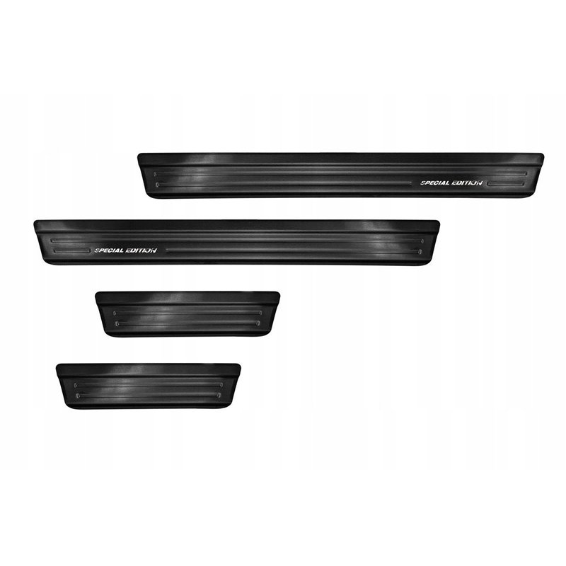 Sill trims for Mazda 3 Hatchback 5D 2019- | Black Stainless steel