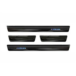 Sill trims for Mazda CX-30 2019- | Black chrome Stainless steel