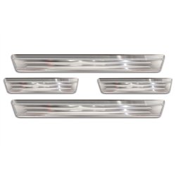 Sill trims for Mazda CX-30 2019- | Silver Stainless steel Brushed