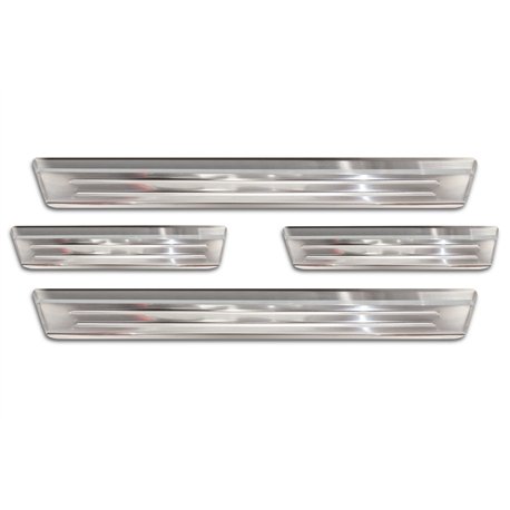 Sill trims for Mazda CX-30 2019- | Silver Stainless steel Brushed