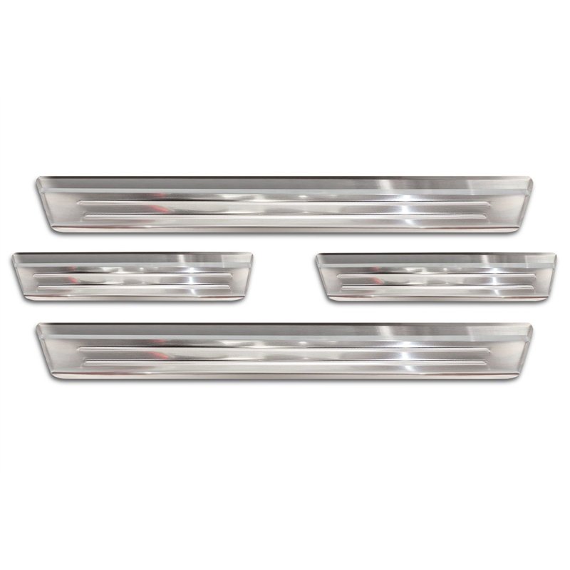Sill trims for Mazda CX-30 2019- | Silver Stainless steel Brushed