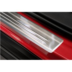 Sill trims for Mazda CX-30 2019- | Silver Stainless steel Brushed