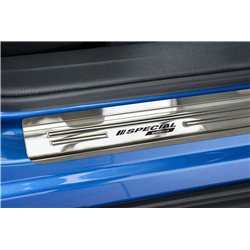 Listwy progowe do Mazda CX-3 2015-2022 | Srebrny Stal nierdzewna