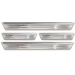Sill trims for Mazda CX-60 2022- | Silver Stainless steel Brushed