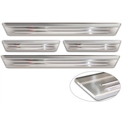 Listwy progowe do Mazda CX-60 2022- | Srebrny Stal nierdzewna