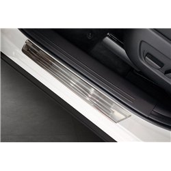 Sill trims for Mazda CX-60 2022- | Silver Stainless steel Brushed