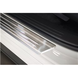 Sill trims for Mazda CX-60 2022- | Silver Stainless steel Brushed