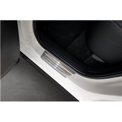Sill trims for Mazda CX-60 2022- | Silver Stainless steel Brushed