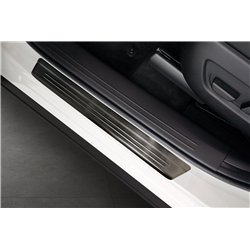 Listwy progowe do Mazda CX-60 2022- | Czarny Stal nierdzewna