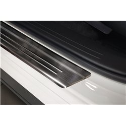 Sill trims for Mazda CX-60 2022- | Black Stainless steel Brushed