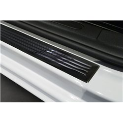 Universal front sill trims for product | Black Aluminum Shiny