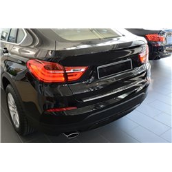 Rear bumper trim for BMW X4 2014-2018 | Silver Stainless steel
