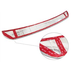 Rear bumper trim for Mercedes GLB 2019- | Silver Stainless steel