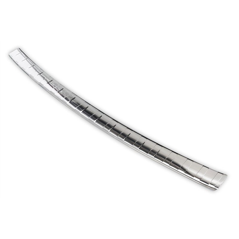 Rear bumper trim for Opel Crossland 2021- Silver Stainless steel